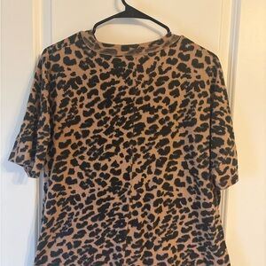 Aerie leopard oversized TShirt